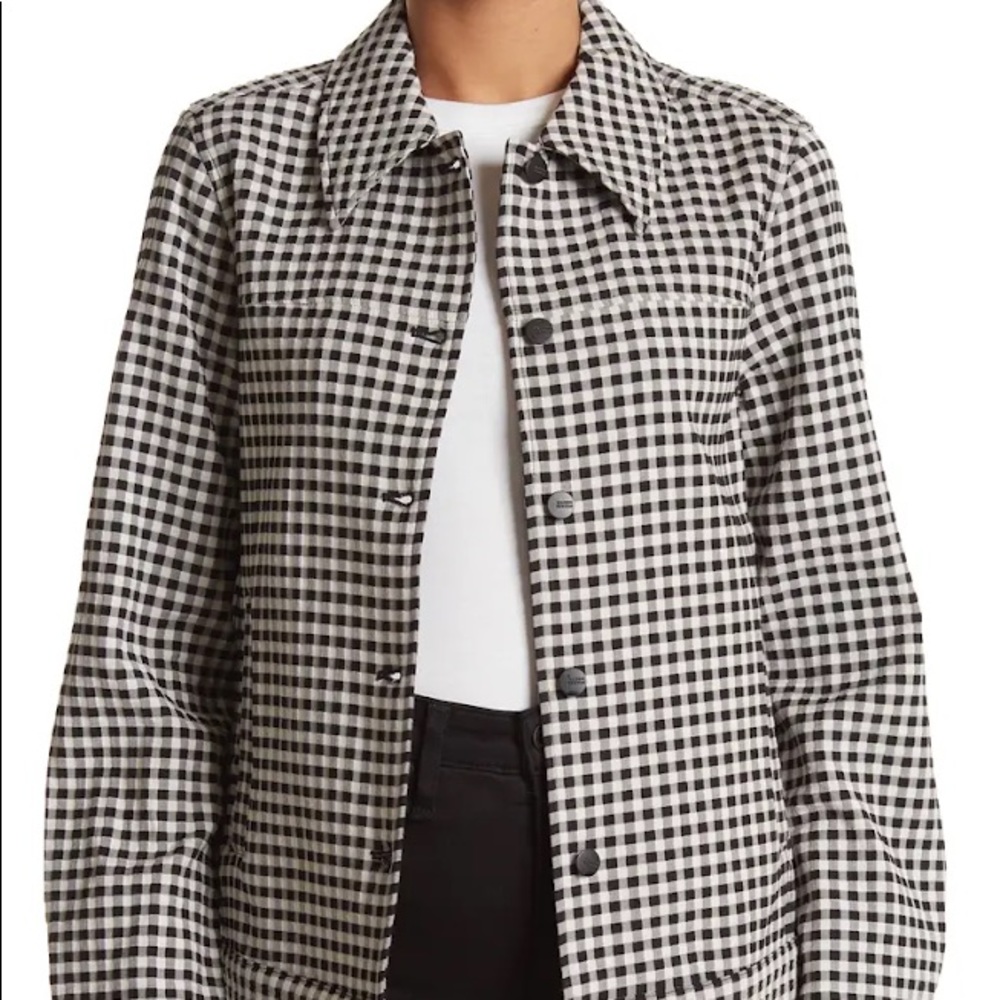 **SOLD** Checked Trucker Jacket